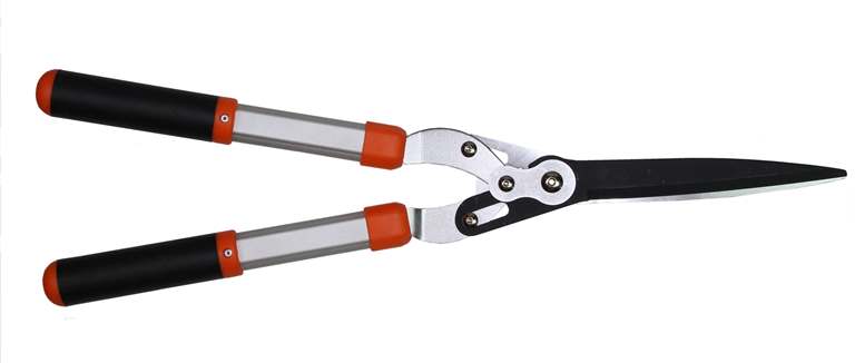 Double-pulley straight blade hedge Shears